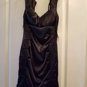 Black cocktail dress